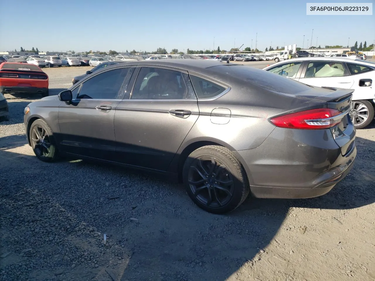 2018 Ford Fusion Se VIN: 3FA6P0HD6JR223129 Lot: 70444024