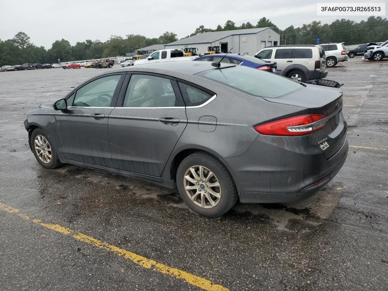 2018 Ford Fusion S VIN: 3FA6P0G73JR265513 Lot: 70507424