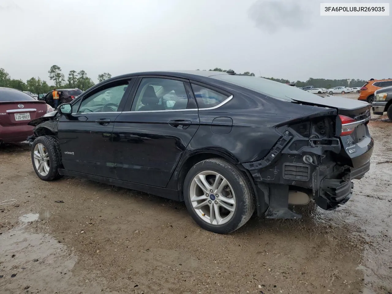 2018 Ford Fusion Se Hybrid VIN: 3FA6P0LU8JR269035 Lot: 70589004