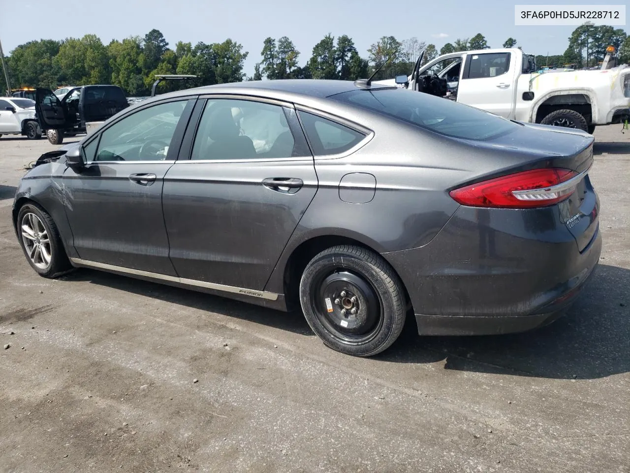 2018 Ford Fusion Se VIN: 3FA6P0HD5JR228712 Lot: 70620854