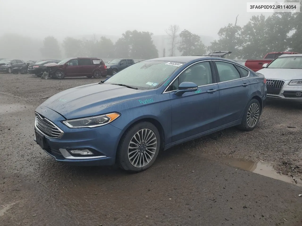 3FA6P0D92JR114054 2018 Ford Fusion Titanium/Platinum