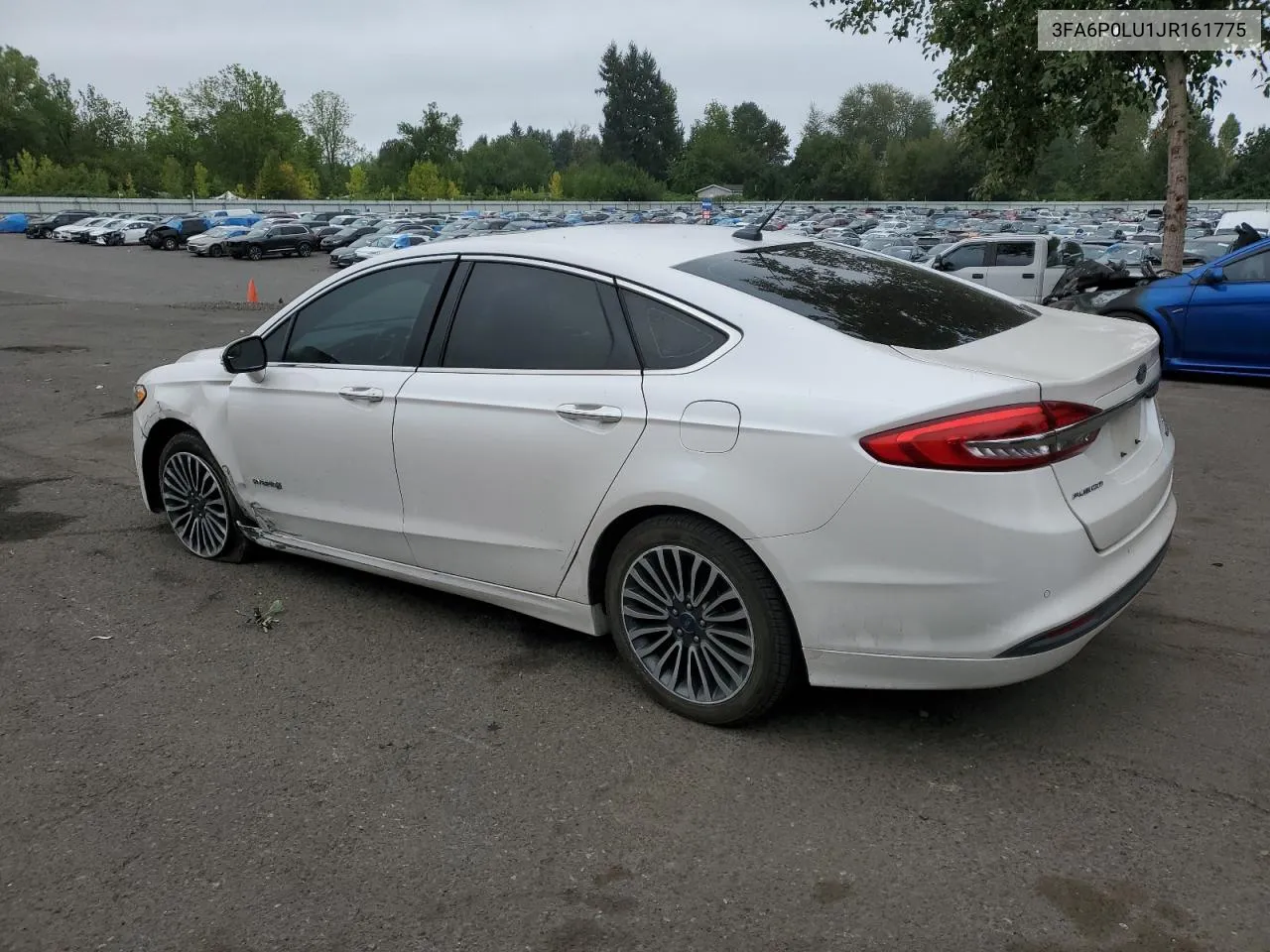 2018 Ford Fusion Se Hybrid VIN: 3FA6P0LU1JR161775 Lot: 71041154