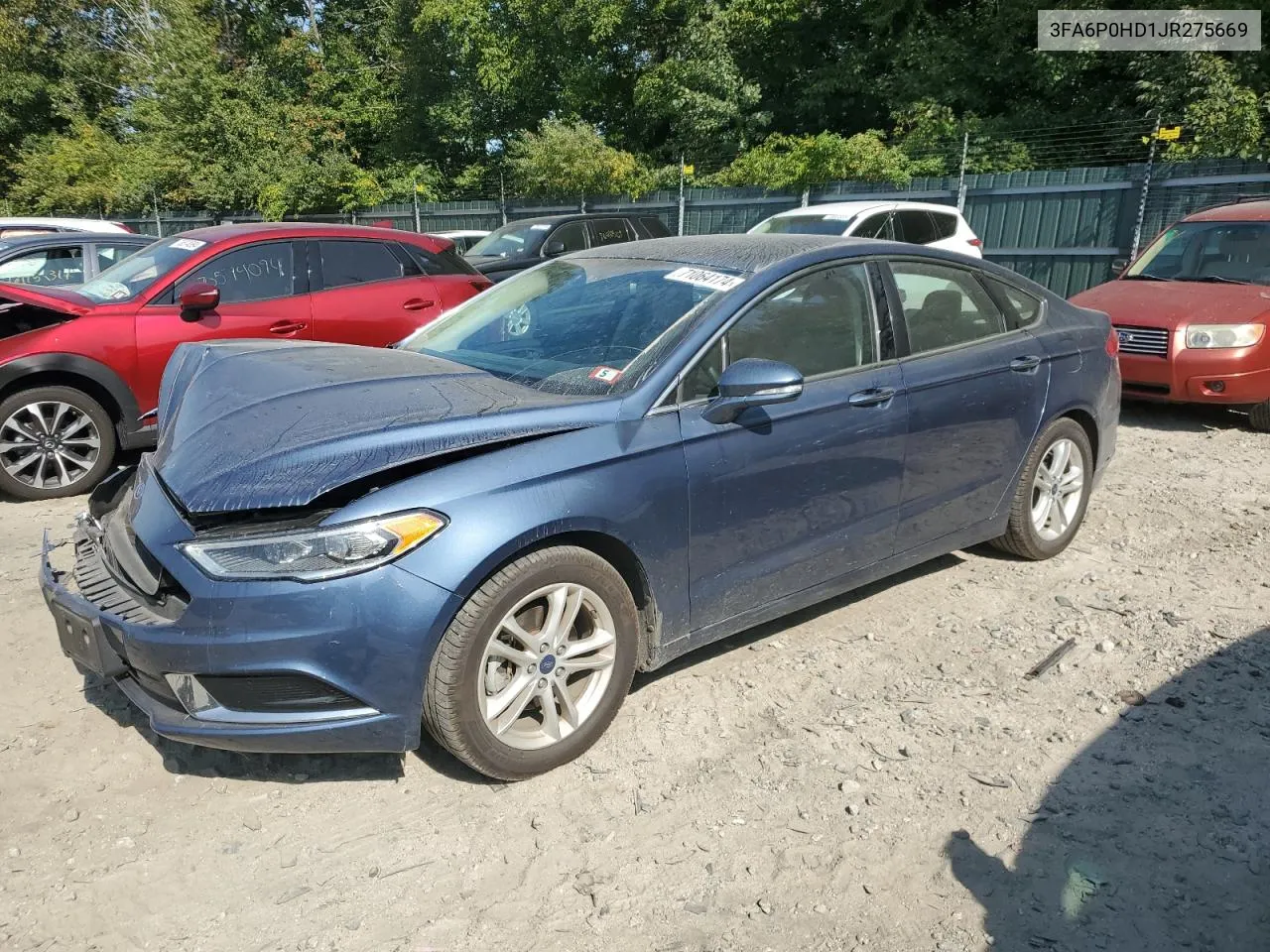 3FA6P0HD1JR275669 2018 Ford Fusion Se