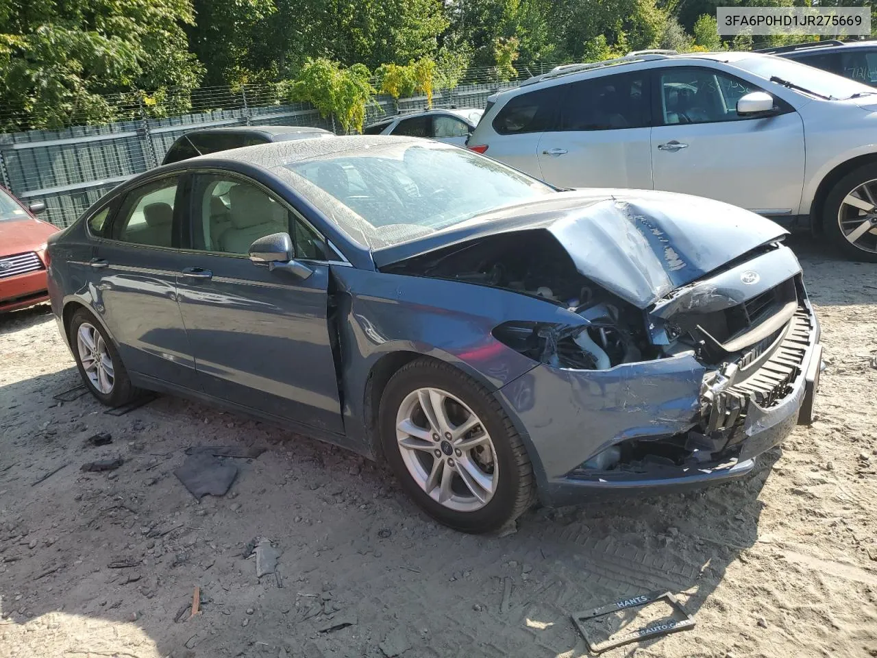 3FA6P0HD1JR275669 2018 Ford Fusion Se