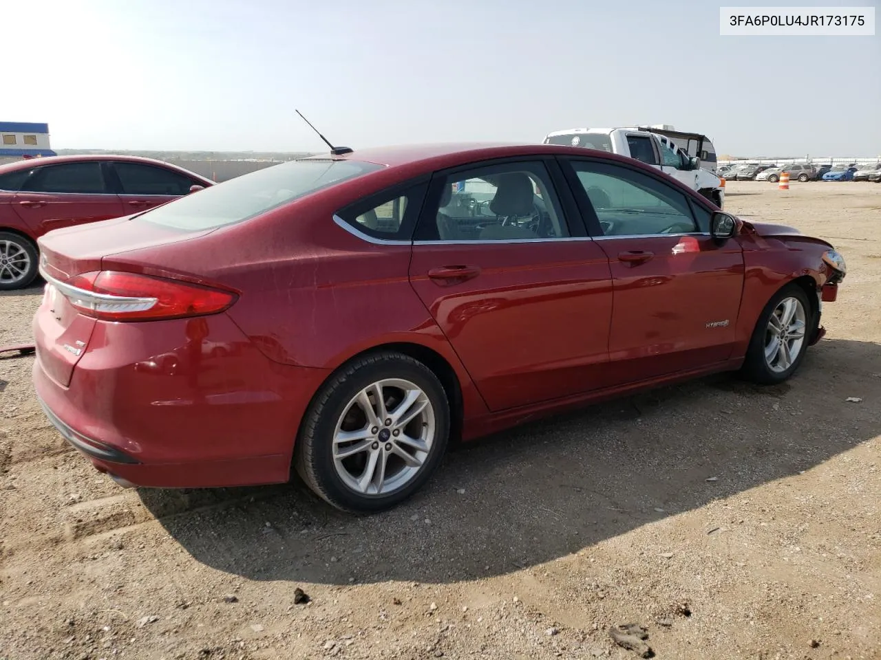 2018 Ford Fusion Se Hybrid VIN: 3FA6P0LU4JR173175 Lot: 71098184