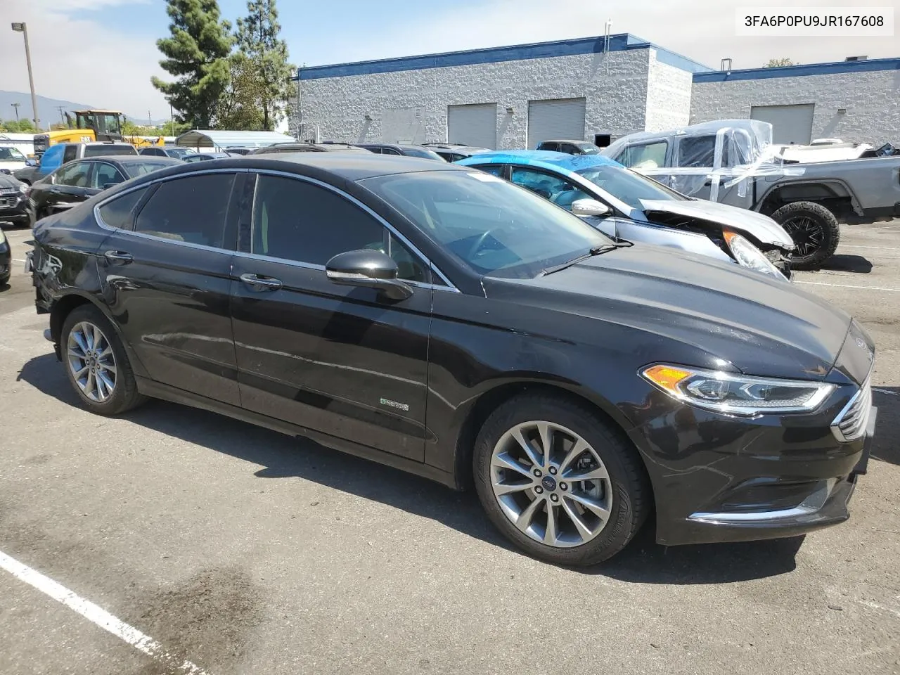 2018 Ford Fusion Se Phev VIN: 3FA6P0PU9JR167608 Lot: 71117184