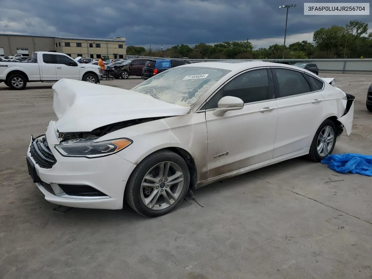 2018 Ford Fusion Se Hybrid VIN: 3FA6P0LU4JR256704 Lot: 71165684