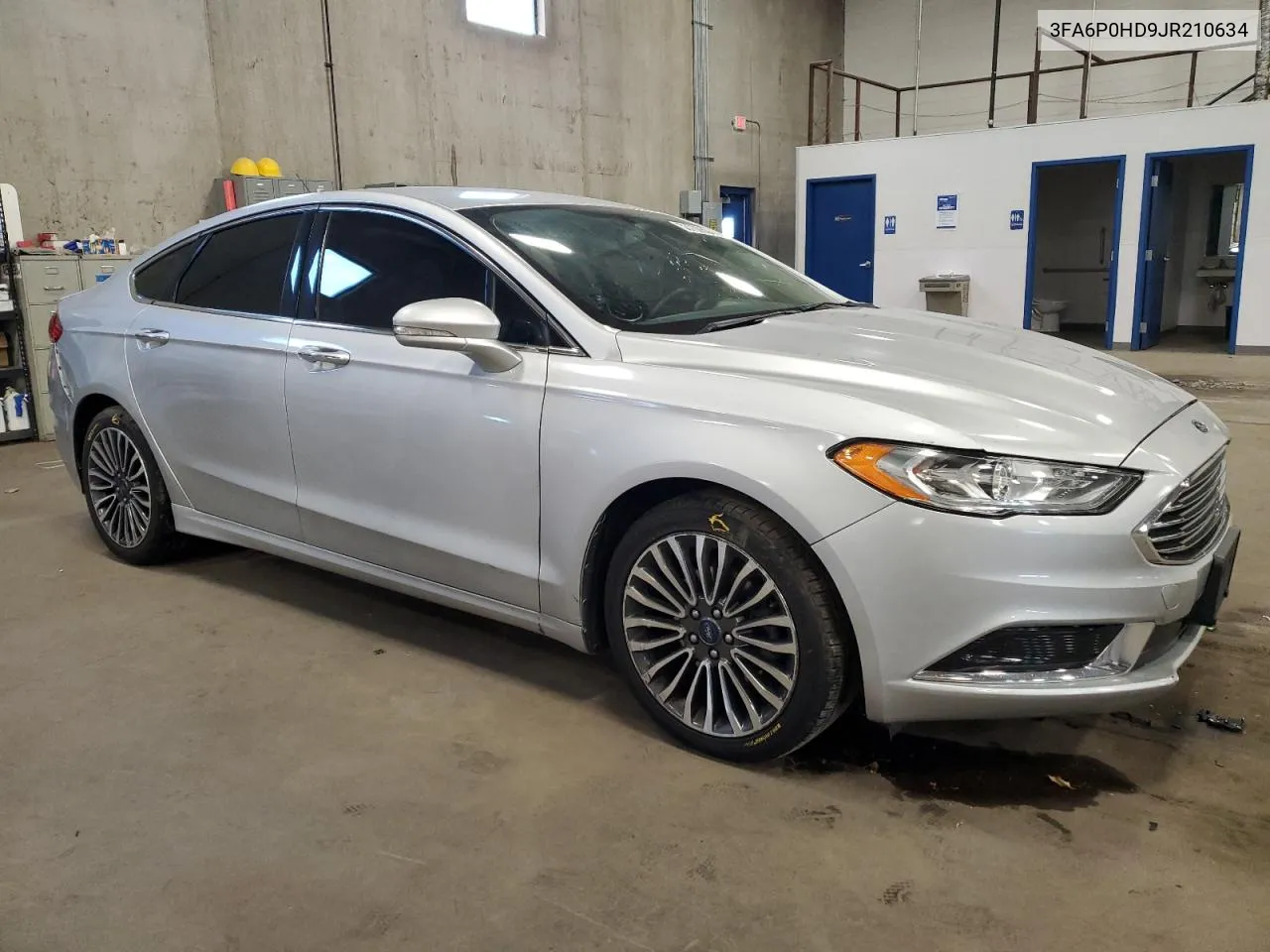 2018 Ford Fusion Se VIN: 3FA6P0HD9JR210634 Lot: 71262584