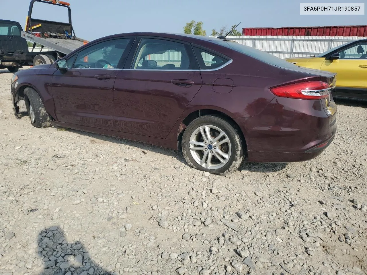 2018 Ford Fusion Se VIN: 3FA6P0H71JR190857 Lot: 71353584