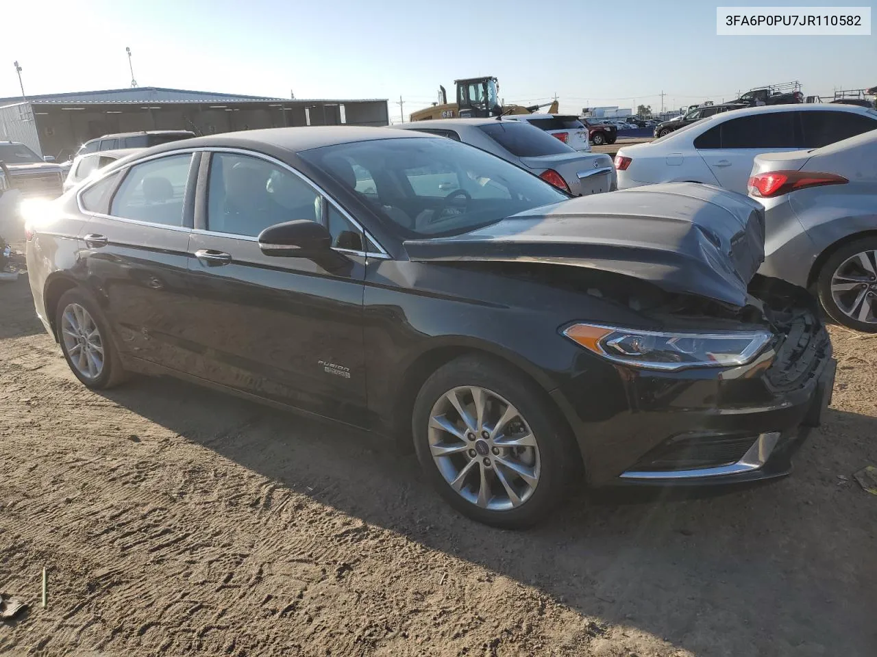 2018 Ford Fusion Se Phev VIN: 3FA6P0PU7JR110582 Lot: 71554334