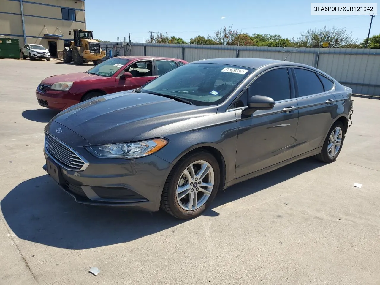 2018 Ford Fusion Se VIN: 3FA6P0H7XJR121942 Lot: 71629204