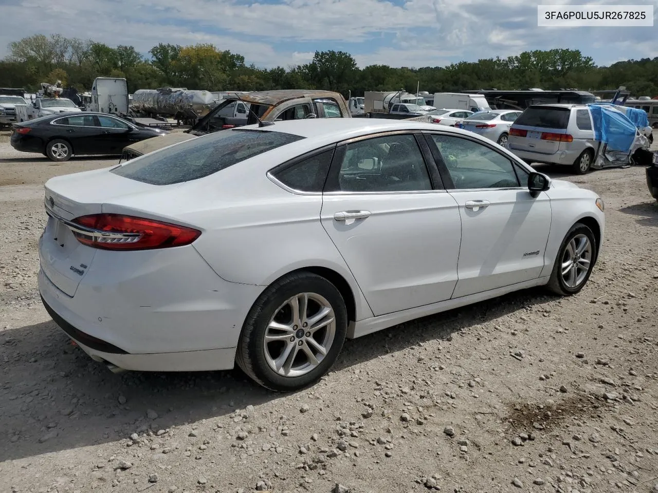 2018 Ford Fusion Se Hybrid VIN: 3FA6P0LU5JR267825 Lot: 71670754