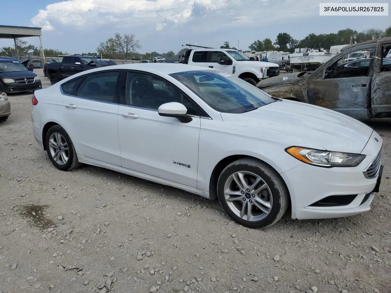 2018 Ford Fusion Se Hybrid VIN: 3FA6P0LU5JR267825 Lot: 71670754