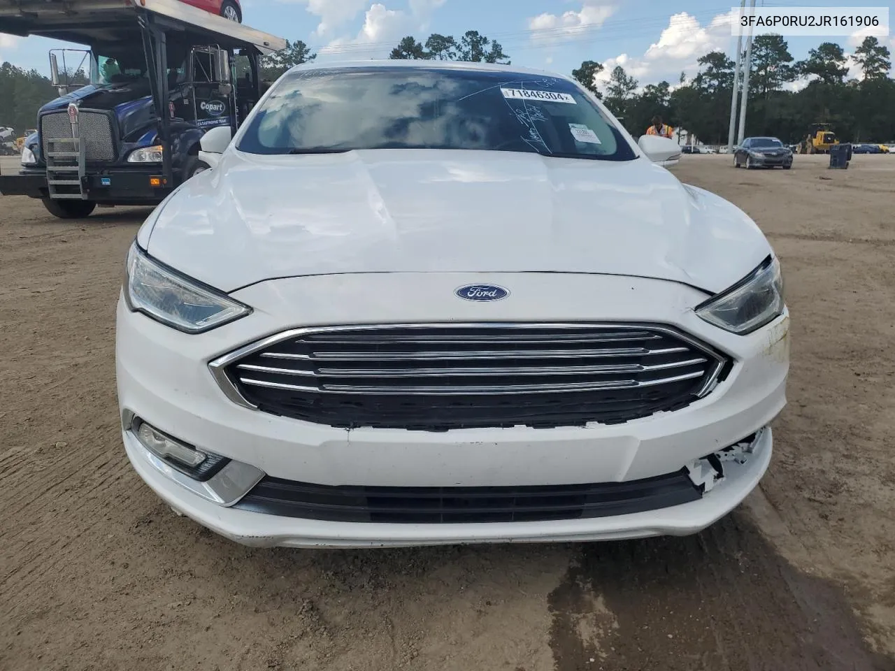 3FA6P0RU2JR161906 2018 Ford Fusion Titanium/Platinum Hev