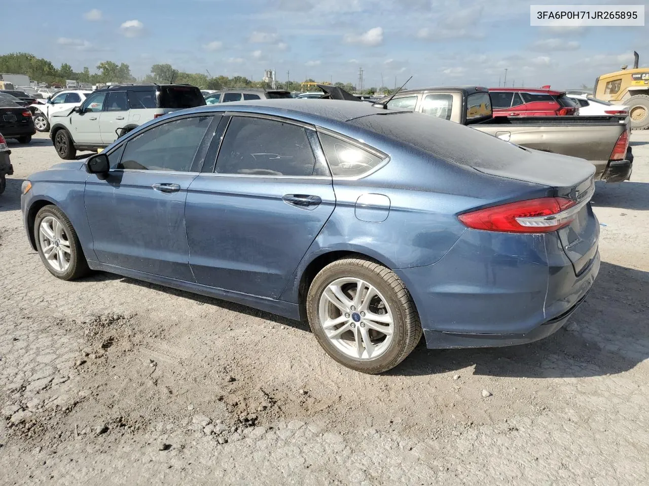 2018 Ford Fusion Se VIN: 3FA6P0H71JR265895 Lot: 71852644