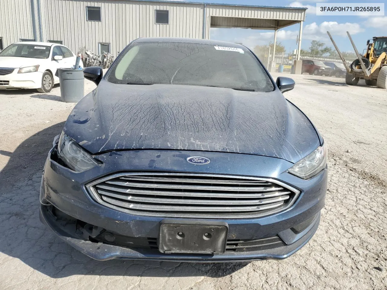 2018 Ford Fusion Se VIN: 3FA6P0H71JR265895 Lot: 71852644