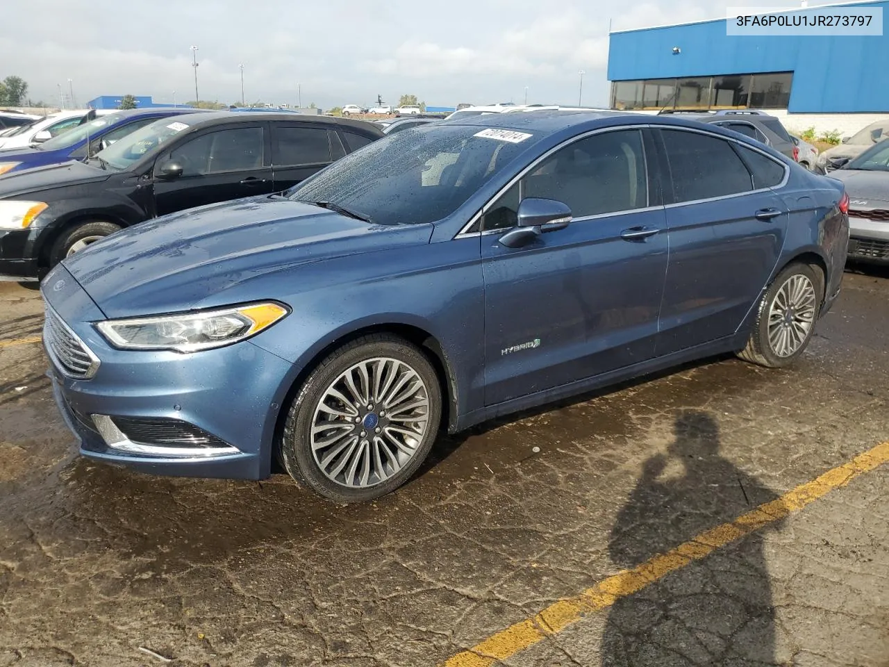 2018 Ford Fusion Se Hybrid VIN: 3FA6P0LU1JR273797 Lot: 72014014