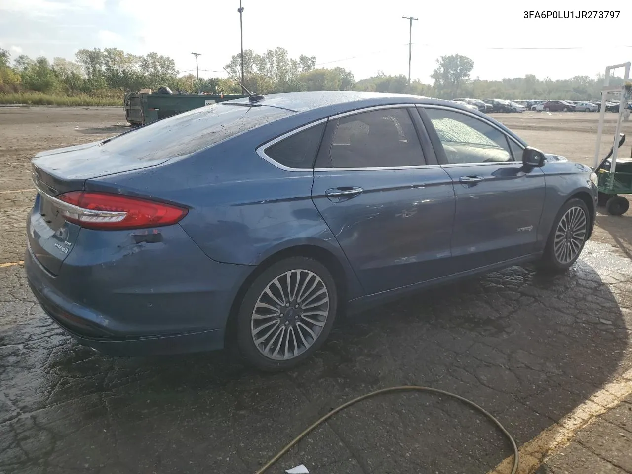 2018 Ford Fusion Se Hybrid VIN: 3FA6P0LU1JR273797 Lot: 72014014