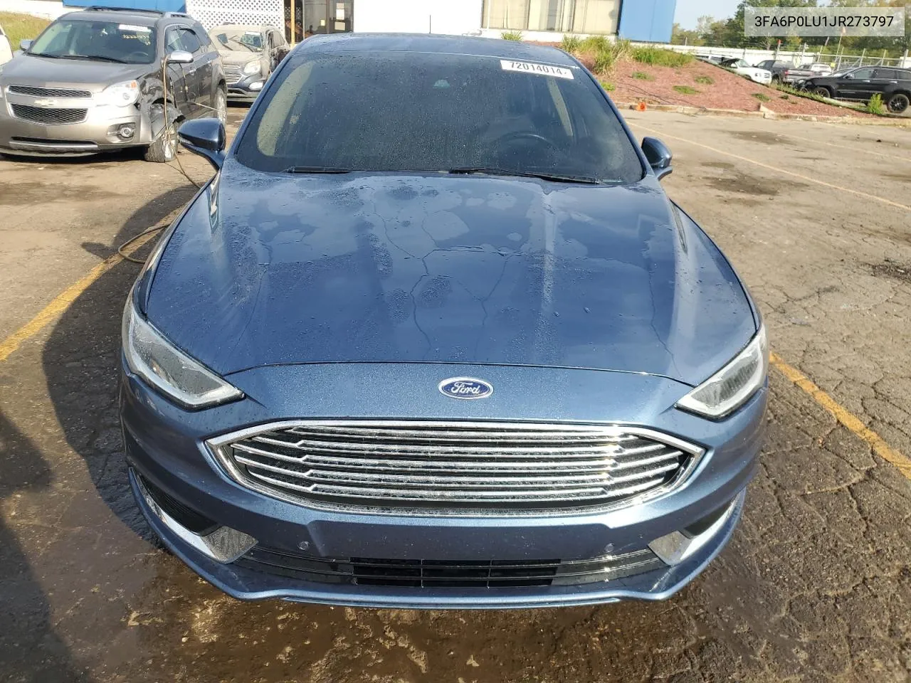 2018 Ford Fusion Se Hybrid VIN: 3FA6P0LU1JR273797 Lot: 72014014