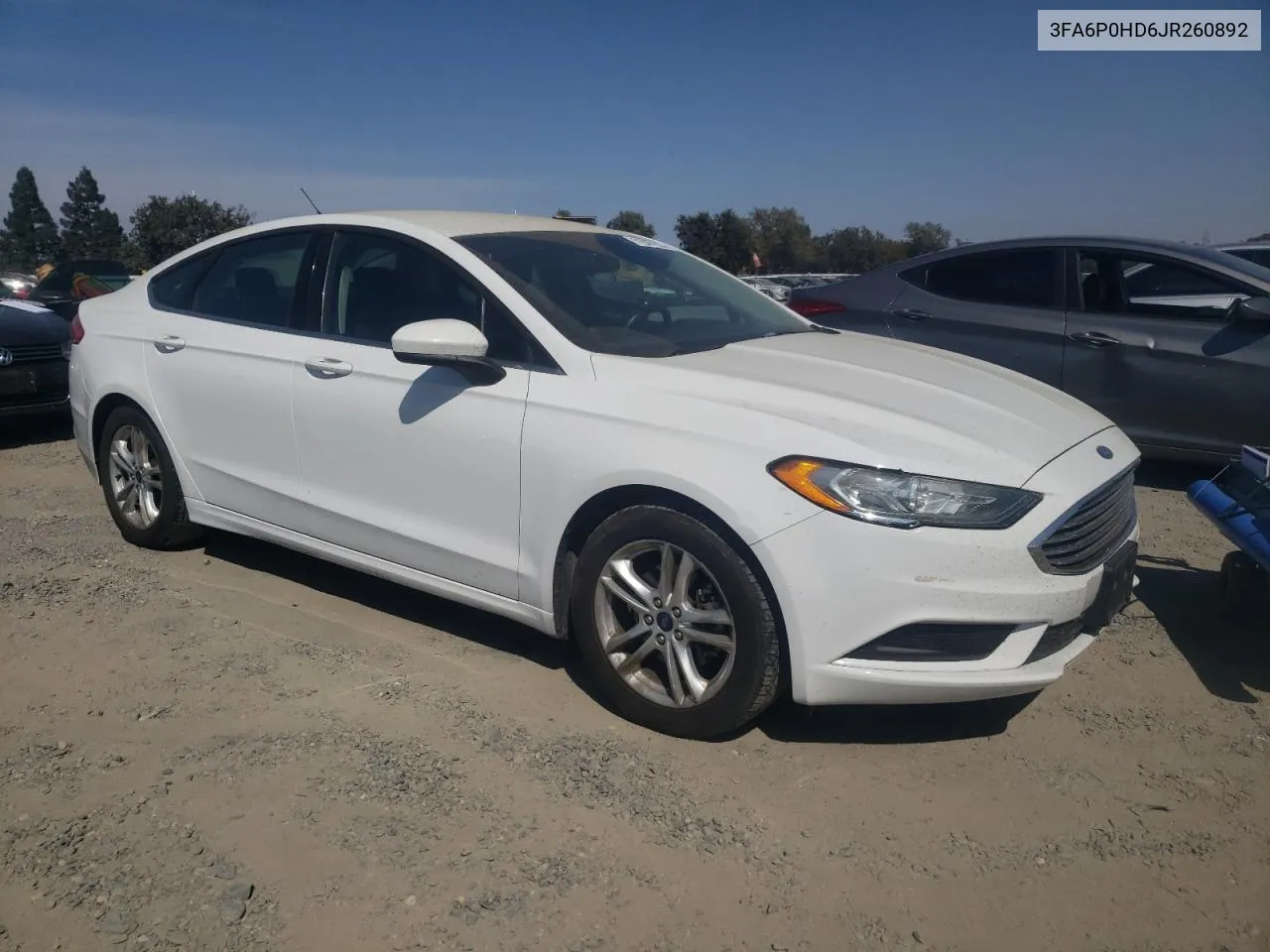 3FA6P0HD6JR260892 2018 Ford Fusion Se