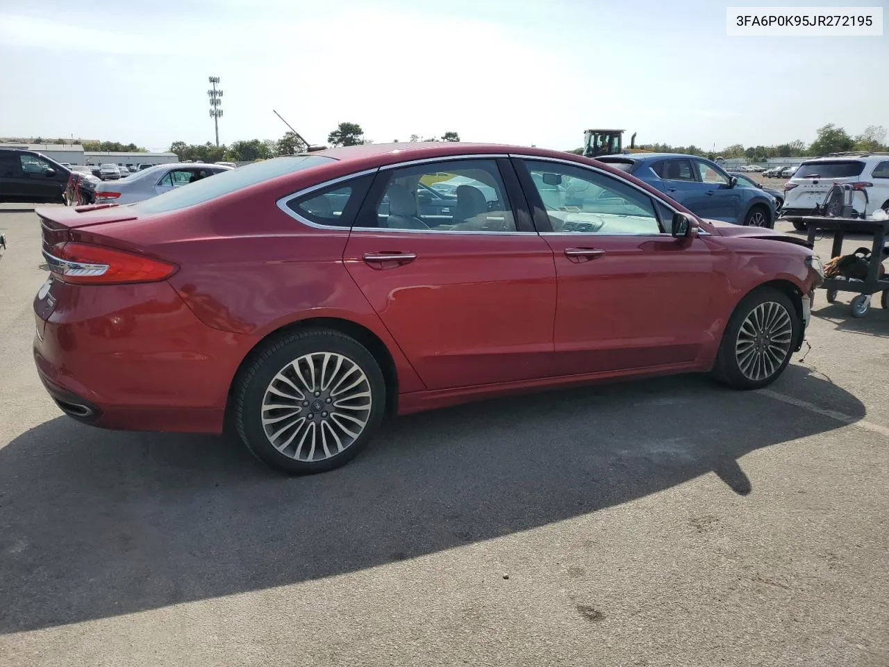 2018 Ford Fusion Titanium/Platinum VIN: 3FA6P0K95JR272195 Lot: 72119164