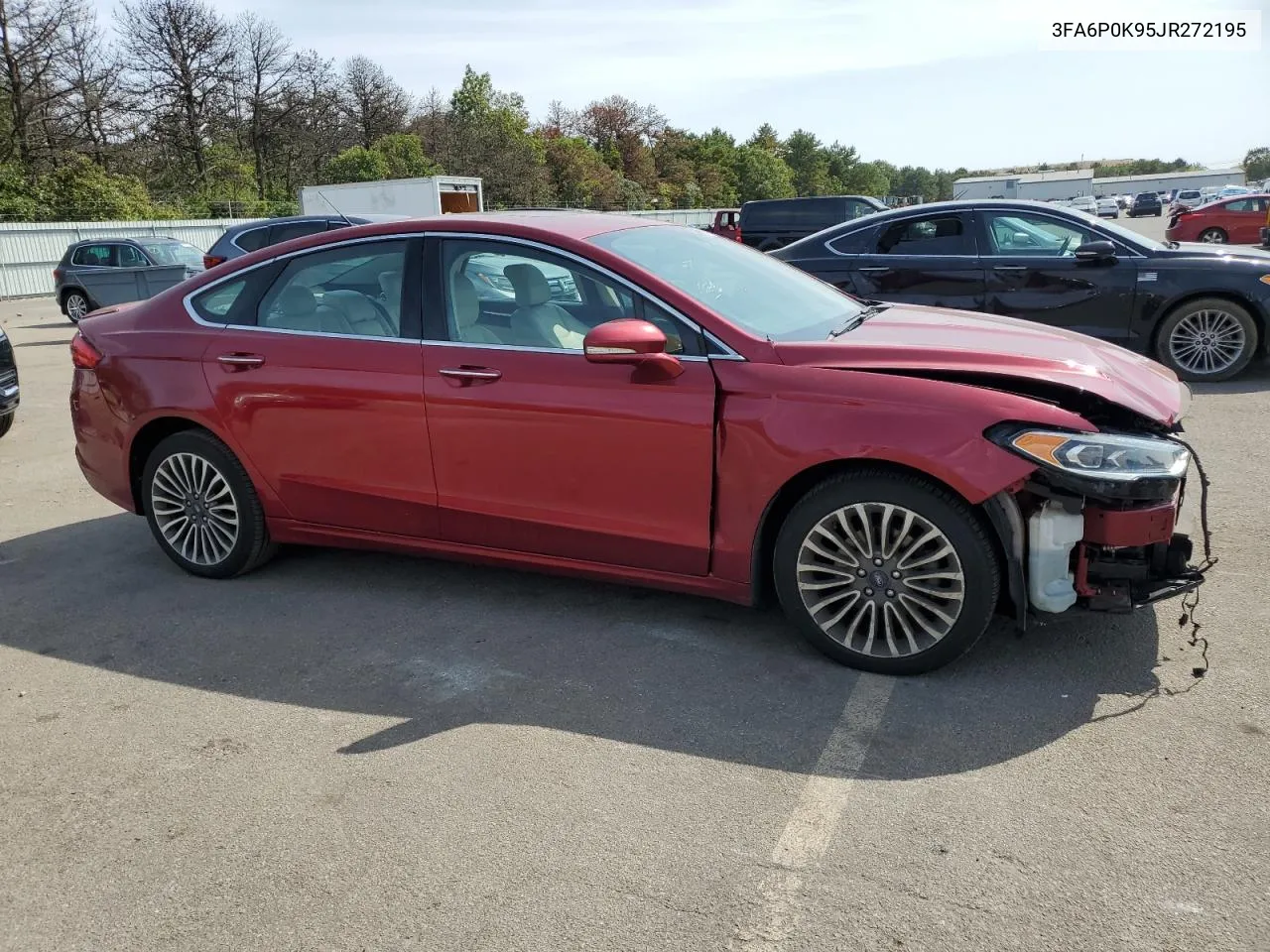 2018 Ford Fusion Titanium/Platinum VIN: 3FA6P0K95JR272195 Lot: 72119164