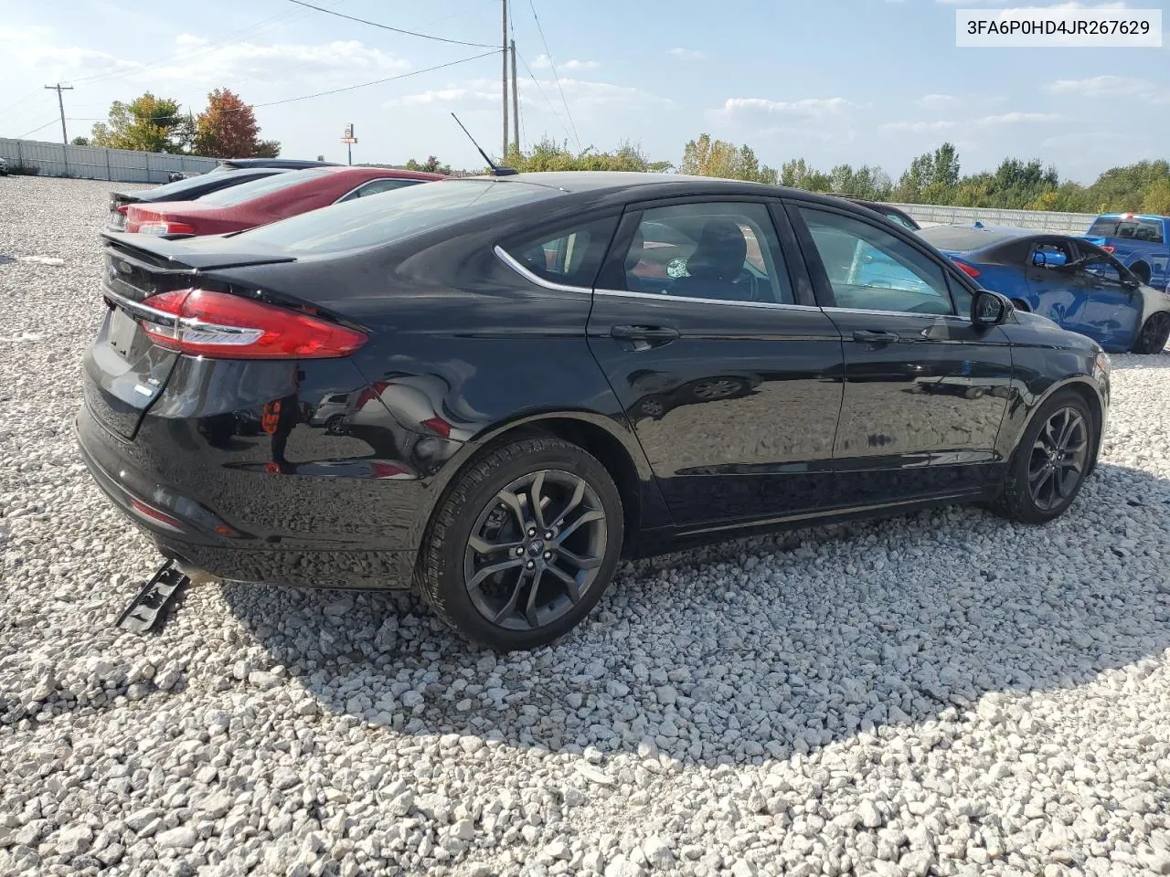 3FA6P0HD4JR267629 2018 Ford Fusion Se