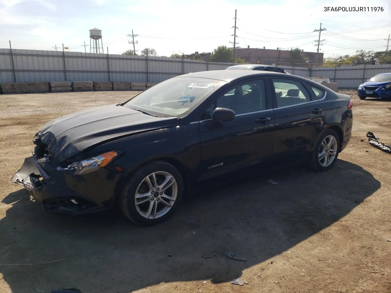 3FA6P0LU3JR111976 2018 Ford Fusion Se Hybrid