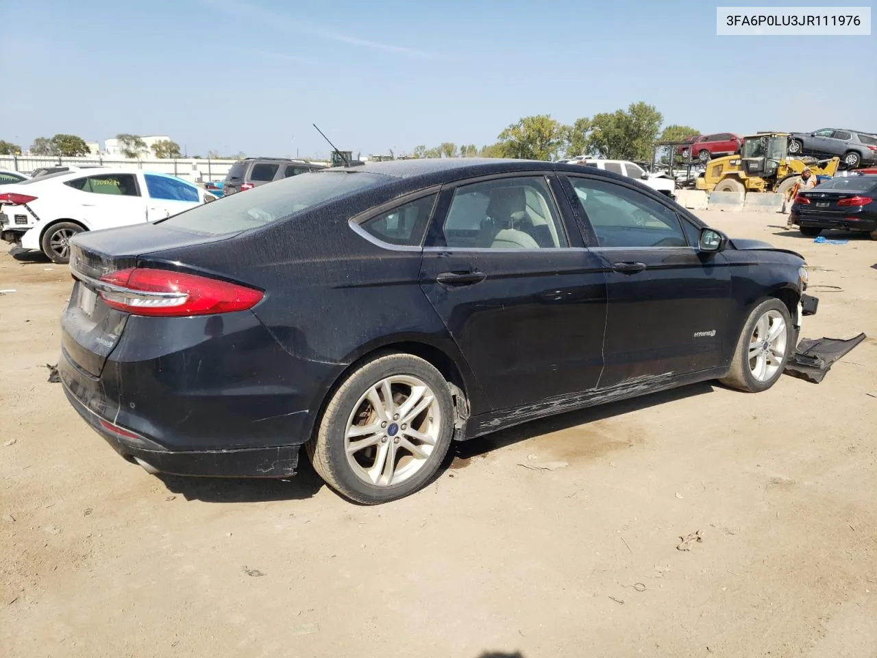 3FA6P0LU3JR111976 2018 Ford Fusion Se Hybrid