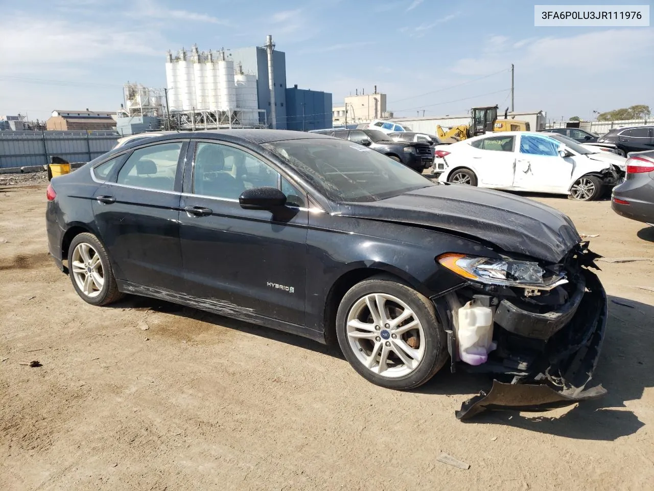 2018 Ford Fusion Se Hybrid VIN: 3FA6P0LU3JR111976 Lot: 72266864