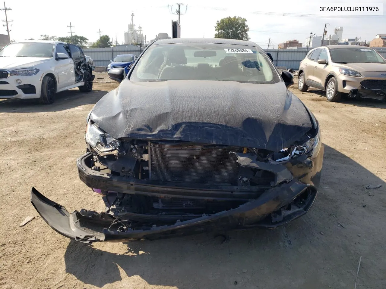 3FA6P0LU3JR111976 2018 Ford Fusion Se Hybrid