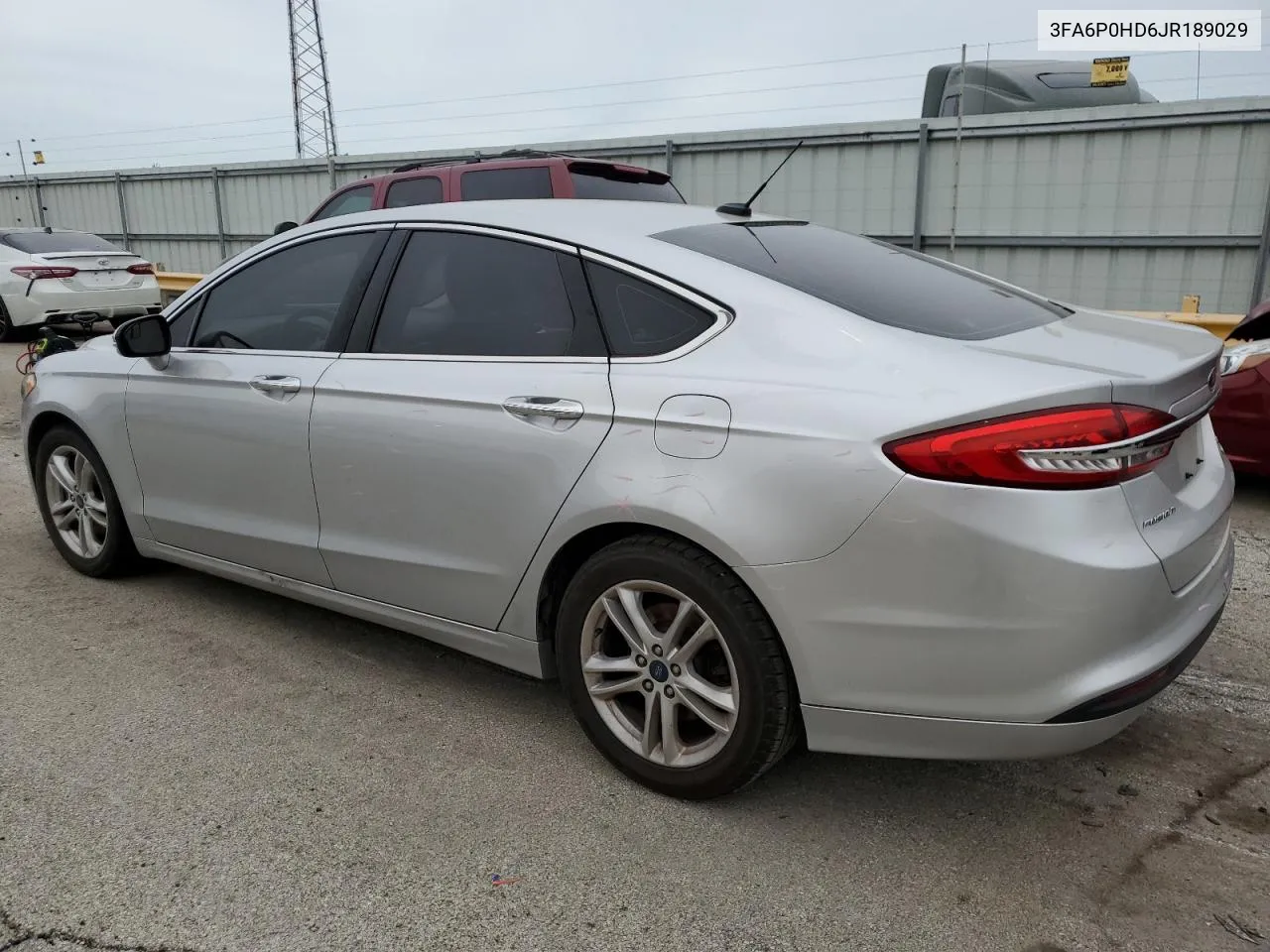 2018 Ford Fusion Se VIN: 3FA6P0HD6JR189029 Lot: 72747794