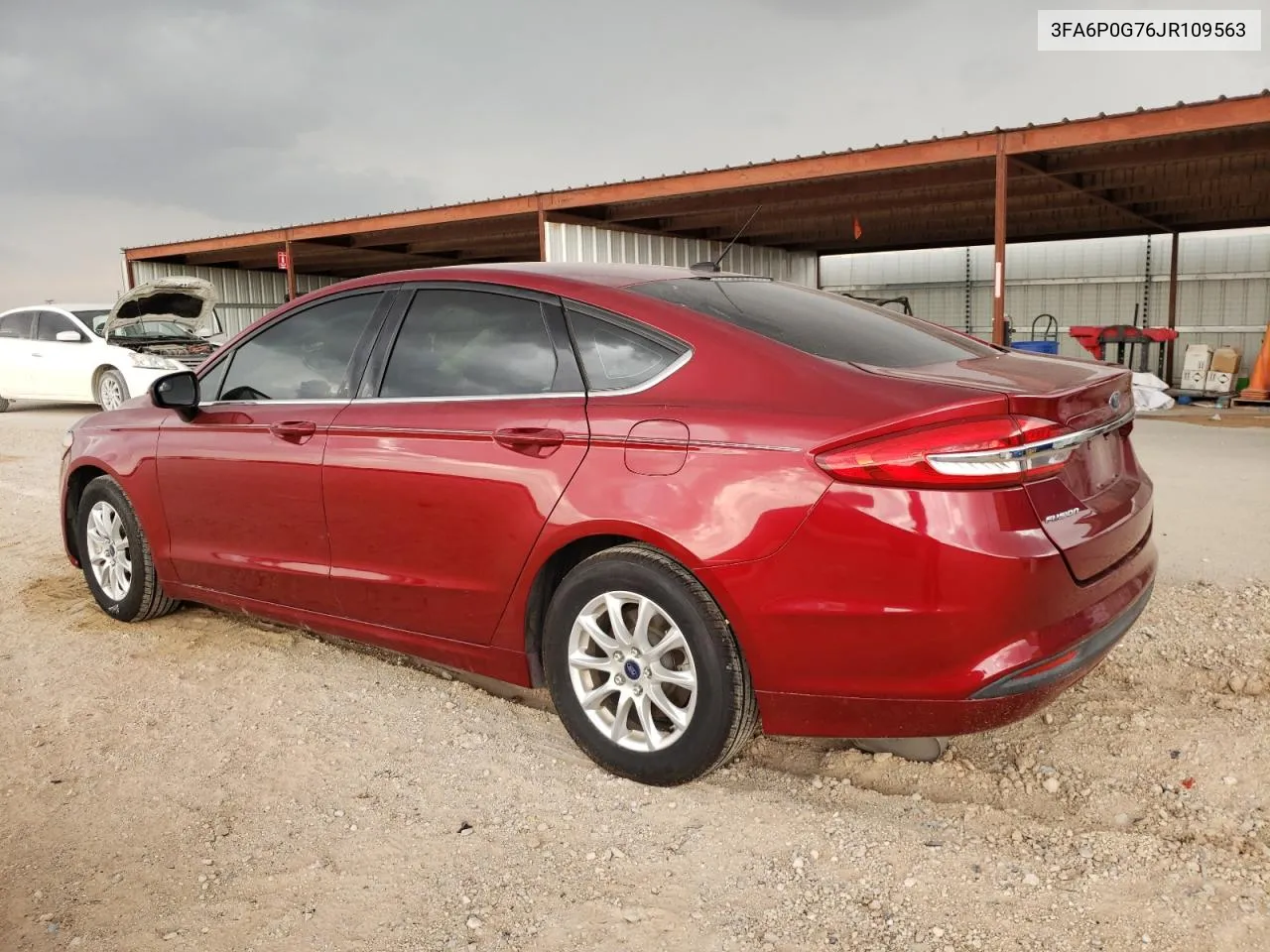 2018 Ford Fusion S VIN: 3FA6P0G76JR109563 Lot: 72905684