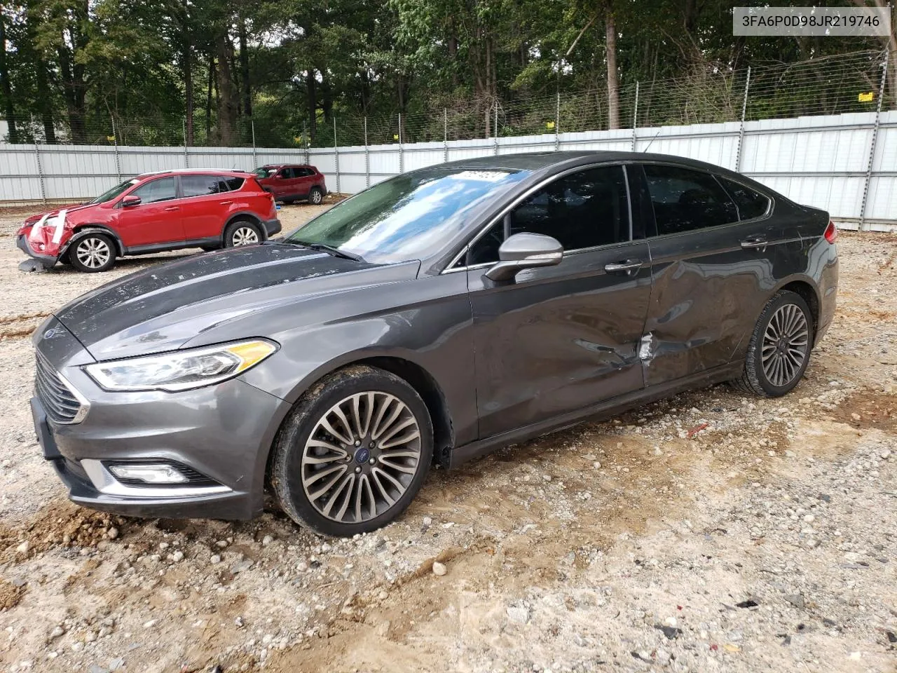 2018 Ford Fusion Titanium/Platinum VIN: 3FA6P0D98JR219746 Lot: 73574524