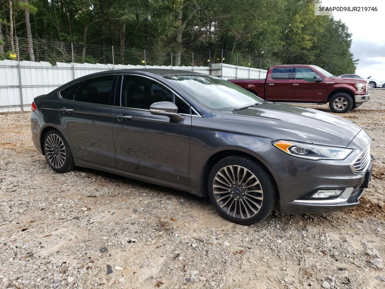 2018 Ford Fusion Titanium/Platinum VIN: 3FA6P0D98JR219746 Lot: 73574524