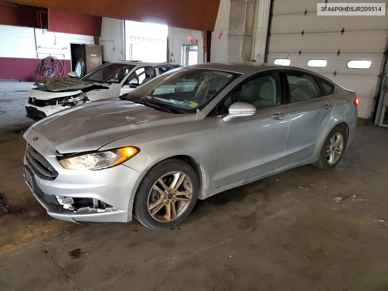 2018 Ford Fusion Se VIN: 3FA6P0HD5JR209514 Lot: 73973234