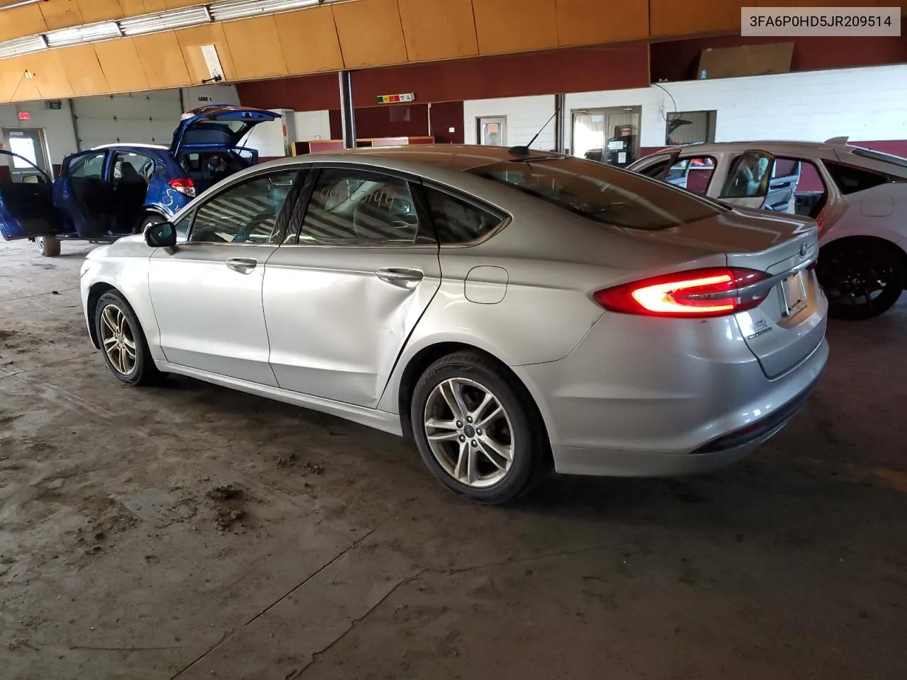 2018 Ford Fusion Se VIN: 3FA6P0HD5JR209514 Lot: 73973234