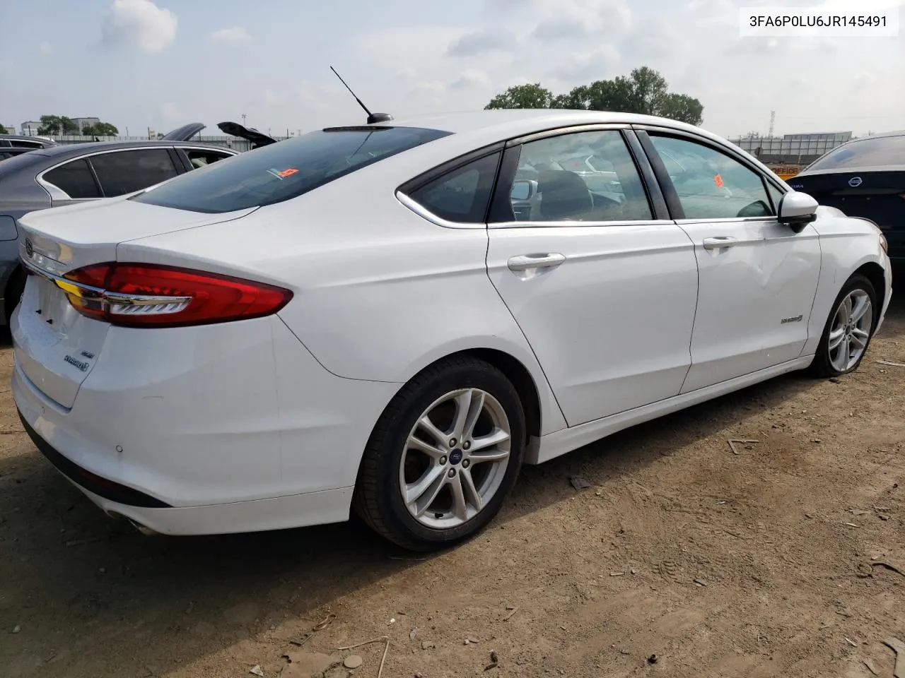 2018 Ford Fusion Se Hybrid VIN: 3FA6P0LU6JR145491 Lot: 74187454