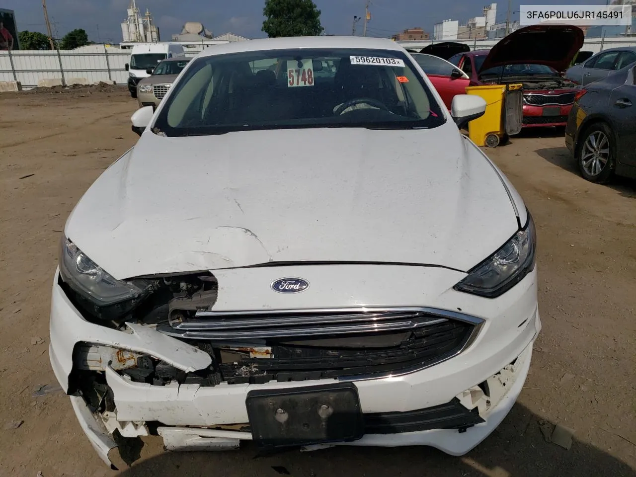 2018 Ford Fusion Se Hybrid VIN: 3FA6P0LU6JR145491 Lot: 74187454