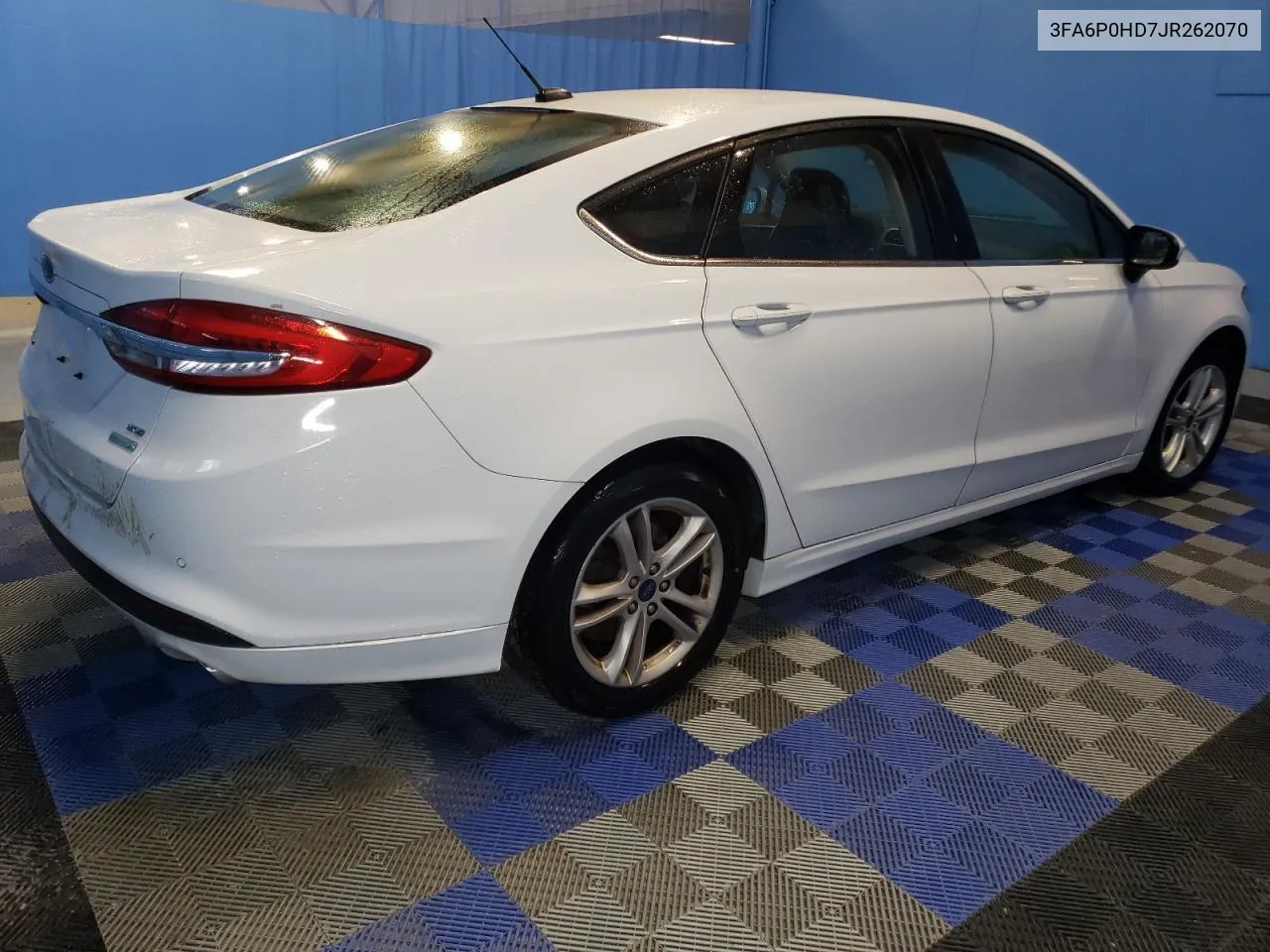 2018 Ford Fusion Se VIN: 3FA6P0HD7JR262070 Lot: 74451564