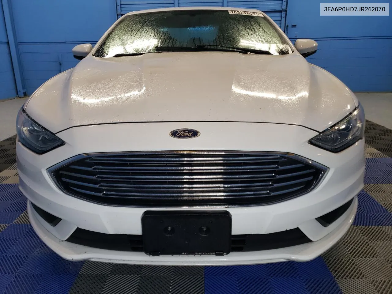 2018 Ford Fusion Se VIN: 3FA6P0HD7JR262070 Lot: 74451564