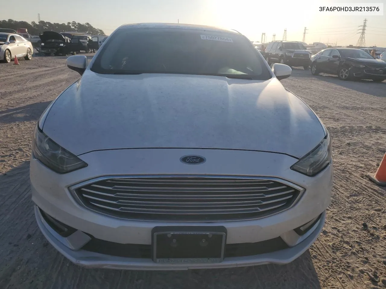 3FA6P0HD3JR213576 2018 Ford Fusion Se