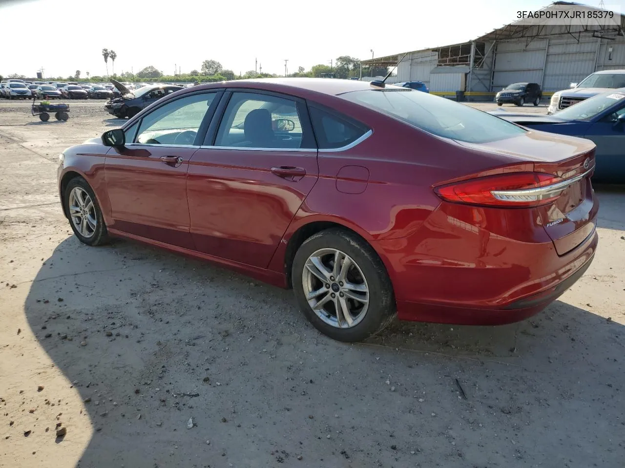 2018 Ford Fusion Se VIN: 3FA6P0H7XJR185379 Lot: 75038014