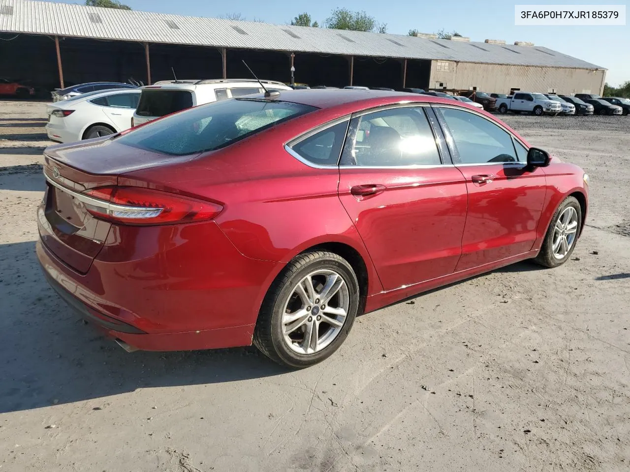 2018 Ford Fusion Se VIN: 3FA6P0H7XJR185379 Lot: 75038014