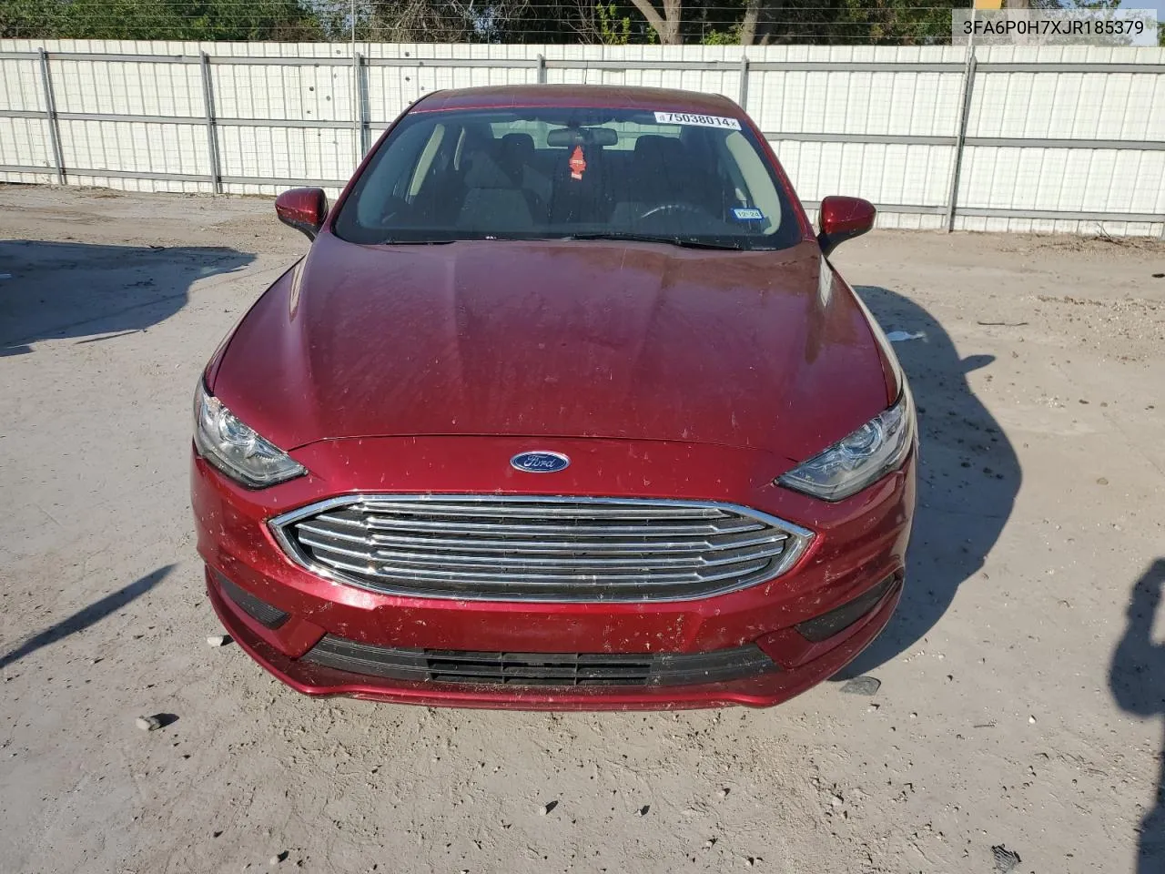 2018 Ford Fusion Se VIN: 3FA6P0H7XJR185379 Lot: 75038014