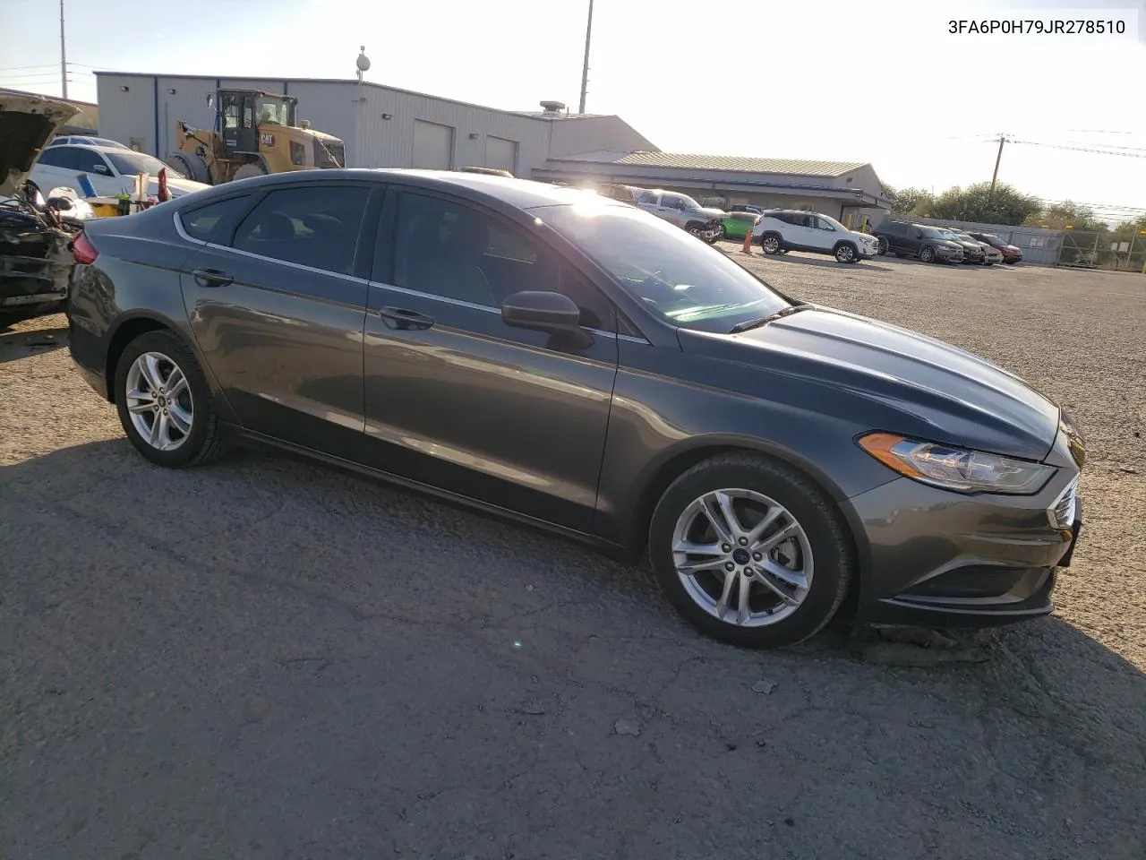 2018 Ford Fusion Se VIN: 3FA6P0H79JR278510 Lot: 75052974