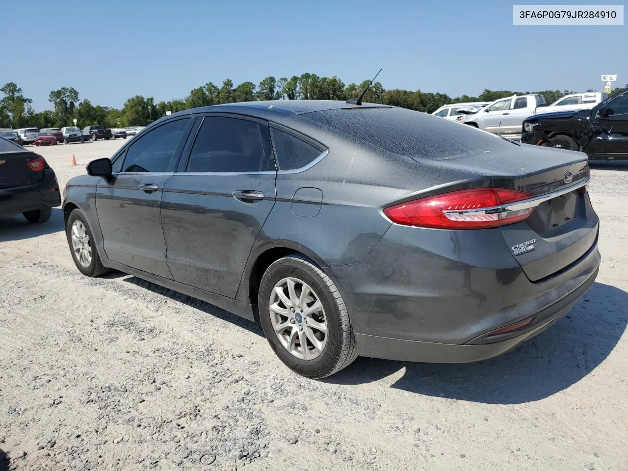 2018 Ford Fusion S VIN: 3FA6P0G79JR284910 Lot: 75123684