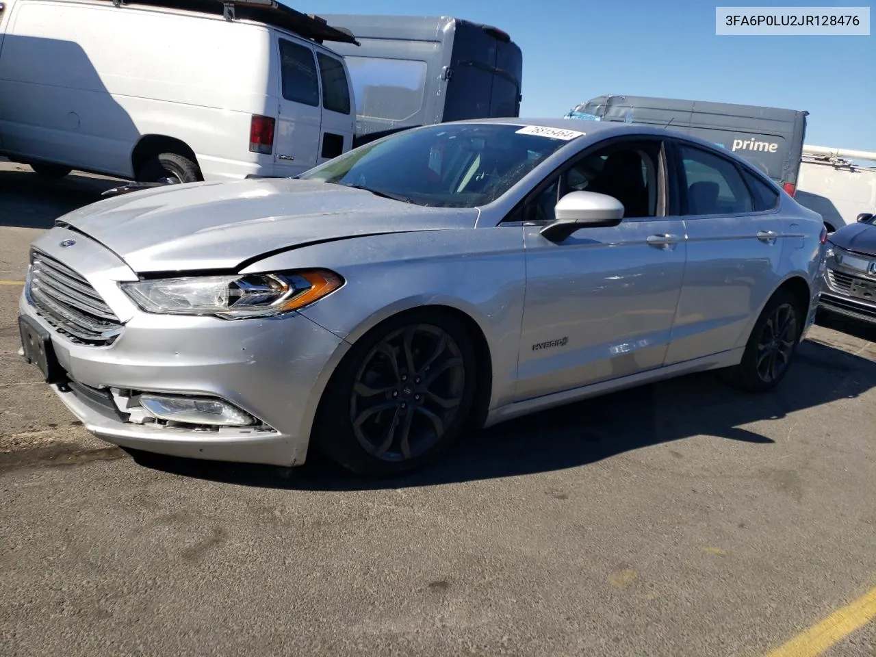 2018 Ford Fusion Se Hybrid VIN: 3FA6P0LU2JR128476 Lot: 76815464