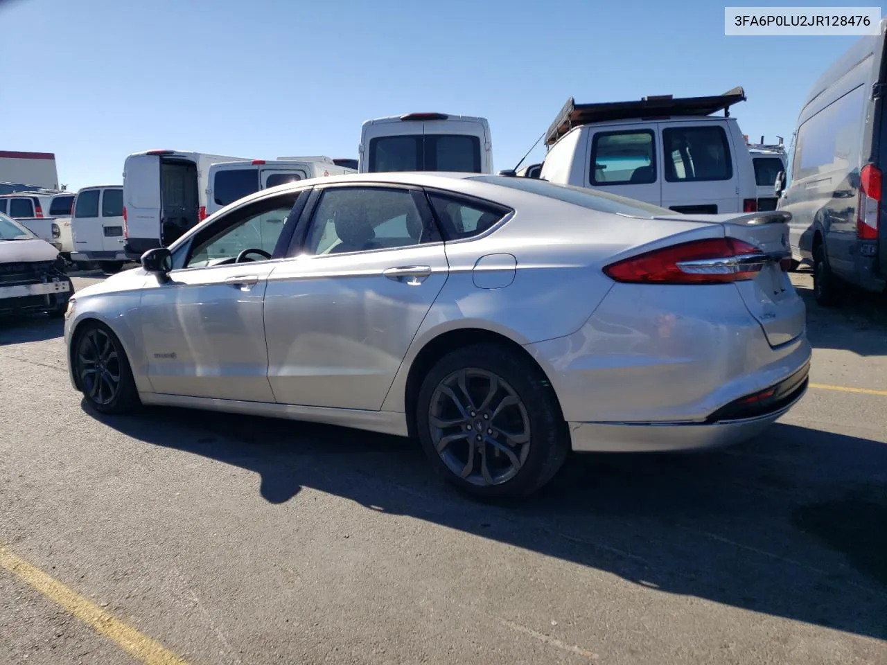 2018 Ford Fusion Se Hybrid VIN: 3FA6P0LU2JR128476 Lot: 76815464