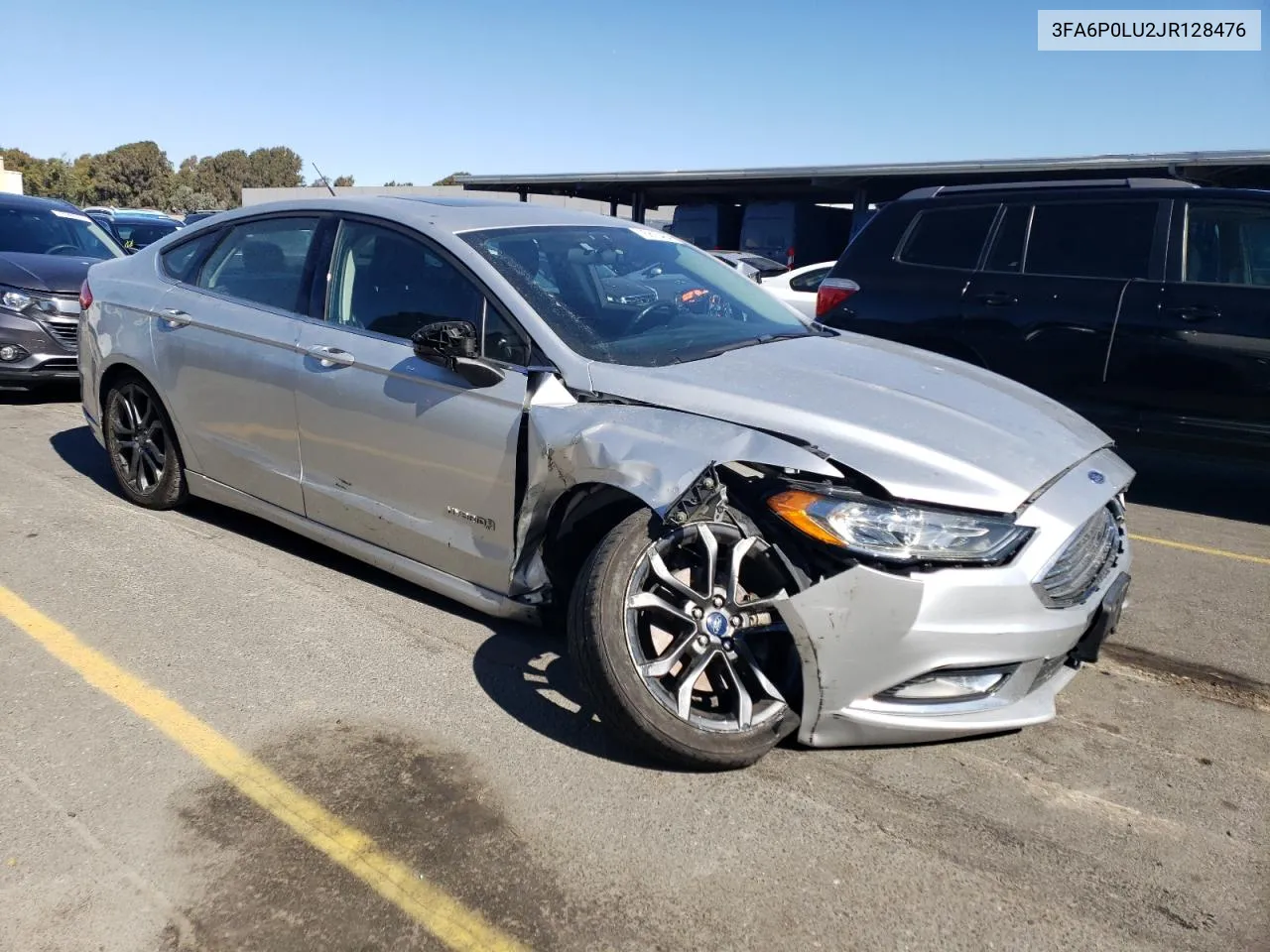 2018 Ford Fusion Se Hybrid VIN: 3FA6P0LU2JR128476 Lot: 76815464